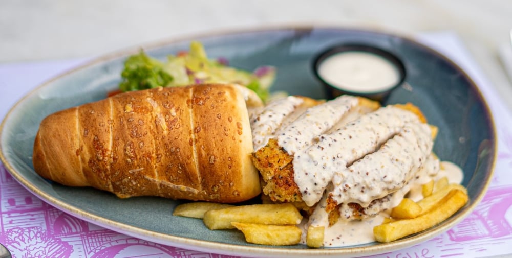 Parmesan Cheese Baked Chicken With Mayo And Panko Mayo Parm