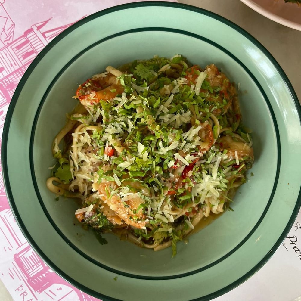 Praha’s Prawn Linguine