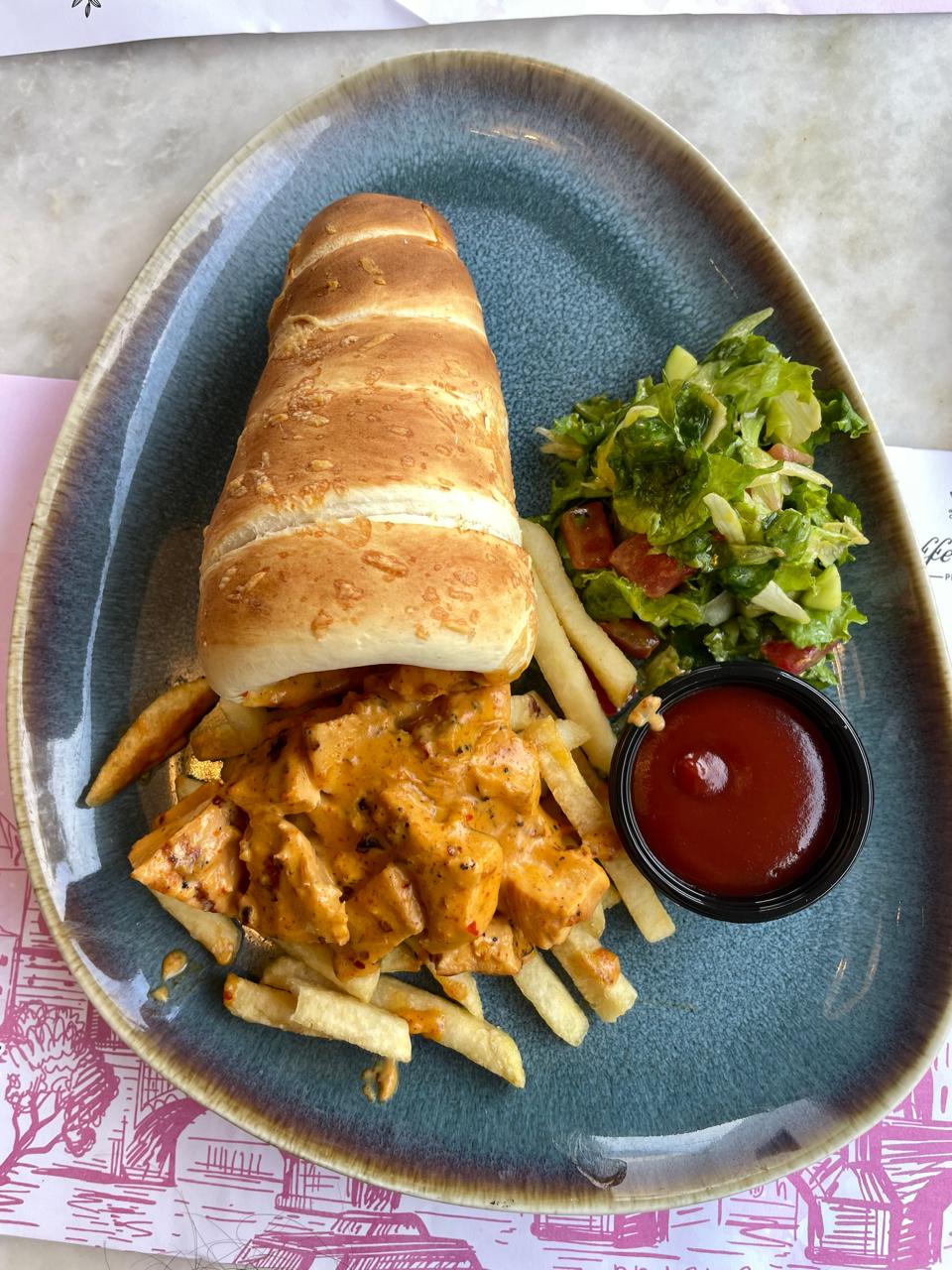 Creamy Grilled Tikka with a Drink