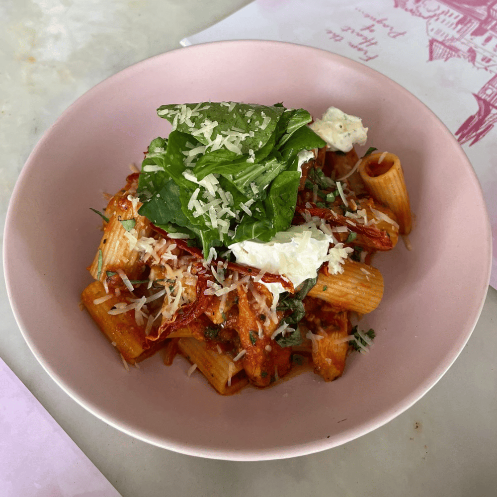 Creamy Sundried Tomato Rigatoni